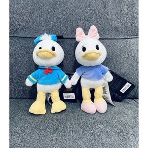 Disney NuiMO Daisy & Donald Duck Set Small Poseable Plush Dolls NEW